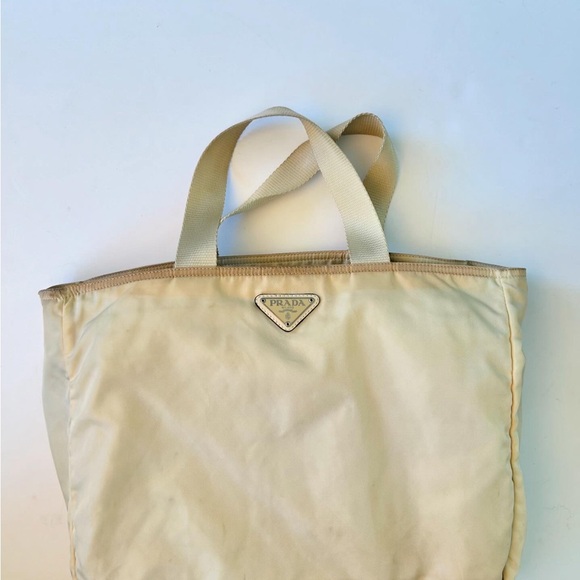 Prada Tan Tote Bag with Minimalist Design and Spacious Interior - Picture 1 of 10